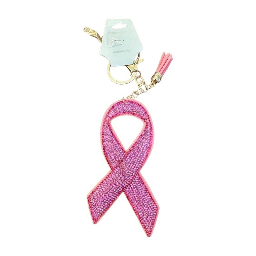 Elegant Pink Ribbon‎ Key Holder